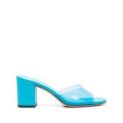 Blauwe PVC Muiltje 70 Elegante Hakken Paris Texas , Blue , Dames