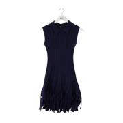 Pre-owned Wool dresses Alaïa Pre-owned , Blue , Dames