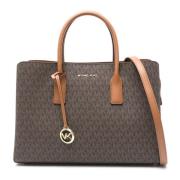 Bruine Casual Tote Tas Michael Kors , Brown , Dames