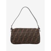 Pre-owned Canvas fendi-bags Fendi Vintage , Brown , Dames