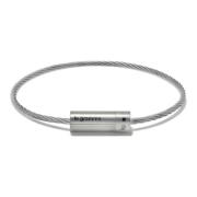 Gegraveerde kabelarmband Le Gramme , Gray , Unisex