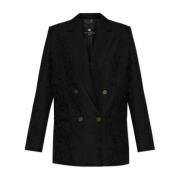 Double-breasted blazer Etro , Black , Dames