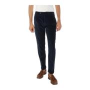 Blauwe Katoenen Broek Berwich , Blue , Heren