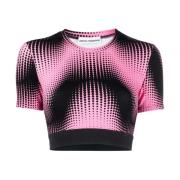 Casual Roze Blouse met Viscose Paco Rabanne , Pink , Dames