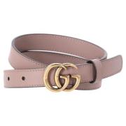 Pre-owned Leather belts Gucci Vintage , Brown , Dames