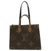 Pre-owned Canvas louis-vuitton-bags Louis Vuitton Vintage , Brown , Da...