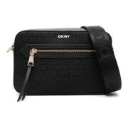 Zwarte Crossbody Tas Casual Stijl Dkny , Black , Dames