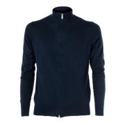 Heren Katoenen Trui - Blauwe Outlet Prijs Cashmere Company , Blue , He...