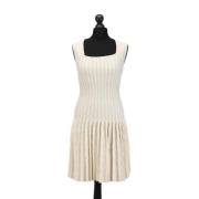 Pre-owned Wool dresses Alaïa Pre-owned , White , Dames