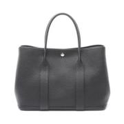 Pre-owned Leather handbags Hermès Vintage , Black , Dames