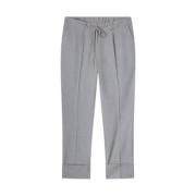 Moderne Geplooide Broek Summum Woman , Gray , Dames