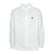 Oxford Overhemd met Button Down Kraag Human Made , White , Heren