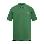 Polo met logo PS By Paul Smith , Green , Heren