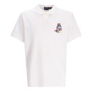 Beerprint poloshirt met korte mouwen Polo Ralph Lauren , White , Heren