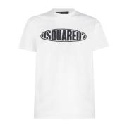 Logo T-shirt Dsquared2 , White , Heren