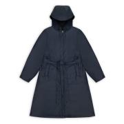 Navy A-Line Regenjas Rains , Blue , Dames