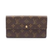 Pre-owned Canvas wallets Louis Vuitton Vintage , Brown , Dames