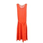 Pre-owned Fabric dresses Dior Vintage , Orange , Dames