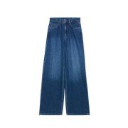 Wijd uitlopende jeans met hoge taille Vanessa Bruno , Blue , Dames