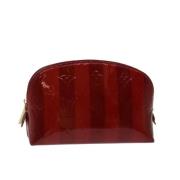 Pre-owned Leather louis-vuitton-bags Louis Vuitton Vintage , Red , Dam...