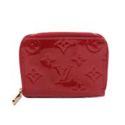 Pre-owned Canvas wallets Louis Vuitton Vintage , Red , Dames