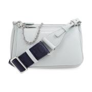 Blauwe Mini Tas met Verstelbare Band Emporio Armani , Gray , Dames