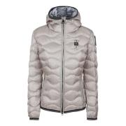 Grijze Jassen met Camelia Design Blauer , Gray , Dames