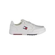 Witte Polyester Sneaker Tommy Hilfiger , White , Heren