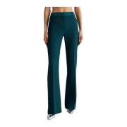 Elegante Stretch Polyester Elastaan Broek Liu Jo , Green , Dames