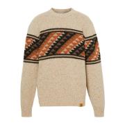 Fair Isle Beige Heren Trui Timberland , Beige , Heren