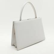 Pre-owned Leather handbags Celine Vintage , White , Dames