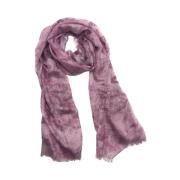 Geo Lurex Sjaal Alviero Martini 1a Classe , Pink , Dames