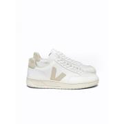 Witte Leren Casual Sneakers Veja , White , Heren