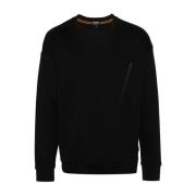 Hoodies Ermenegildo Zegna , Black , Heren