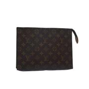 Pre-owned Canvas louis-vuitton-bags Louis Vuitton Vintage , Brown , Da...