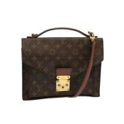 Pre-owned Canvas louis-vuitton-bags Louis Vuitton Vintage , Brown , Da...