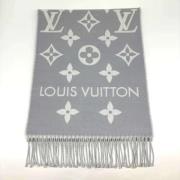 Pre-owned Fabric scarves Louis Vuitton Vintage , Gray , Dames