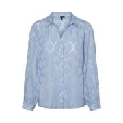 Allure Blauw Overhemd | Freewear Vero Moda , Blue , Dames