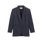 Oversized Wollen Blazer Vanessa Bruno , Gray , Dames