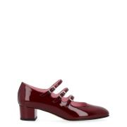 Bordeaux Lakleren Hoge Hak Schoen Carel , Red , Dames