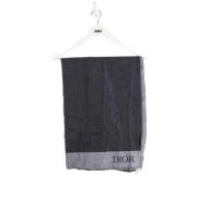 Pre-owned Wool scarves Dior Vintage , Gray , Dames