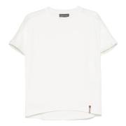 Casual Wit Kortemouw Katoenen T-shirt Lorena Antoniazzi , White , Dame...