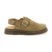 Verstelbare Band Nubuck Klompen Dr. Martens , Green , Heren