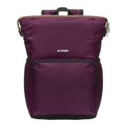 Casual Nylon Rugzak K-Way , Purple , Unisex