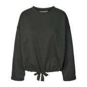 Oversized Sweatshirt Sheela Faded Black Rabens Saloner , Black , Dames