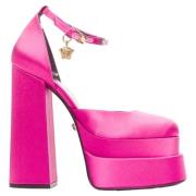 Pre-owned Fabric heels Versace Pre-owned , Pink , Dames