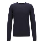 Donkerblauwe Leno-P Trui Hugo Boss , Blue , Heren