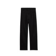 Frayed Enkel Biarritz Jeans Vanessa Bruno , Black , Dames