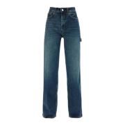 Winona Straight Leg Jeans Haikure , Blue , Dames