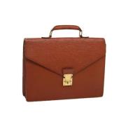 Pre-owned Leather louis-vuitton-bags Louis Vuitton Vintage , Brown , D...